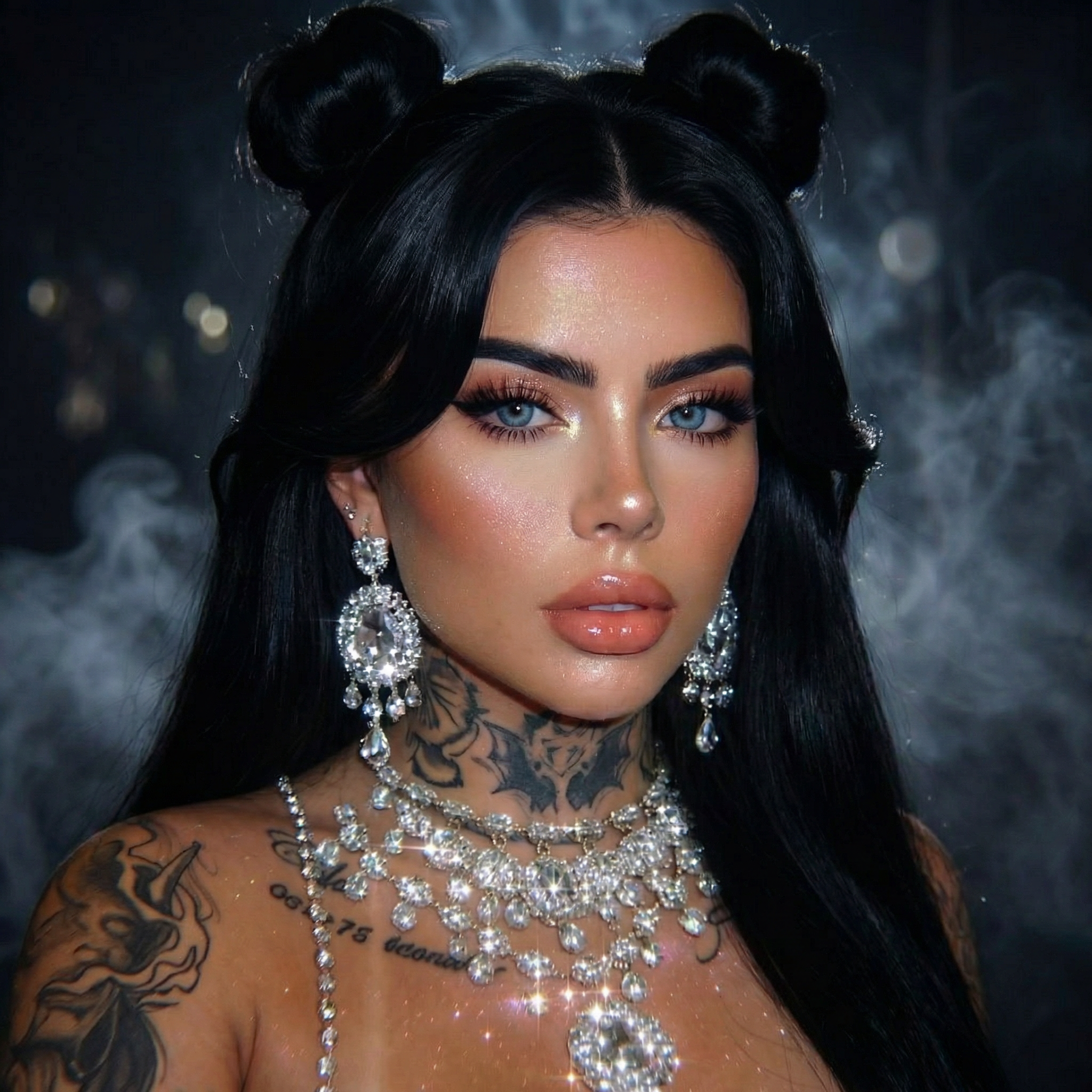 Bling editorial portrait