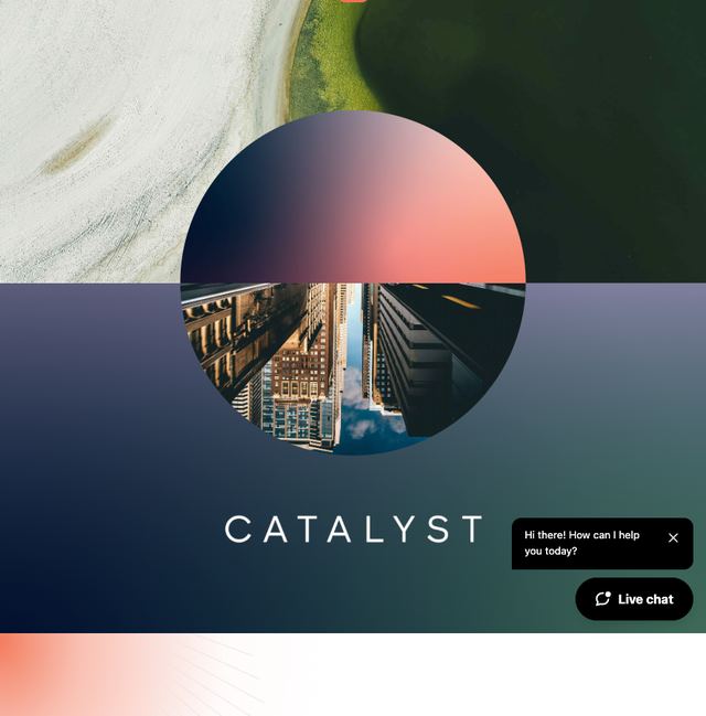 Catalyst multi-page website preview